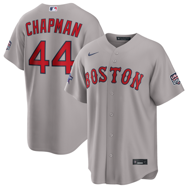 2026 All-Star Game Boston Red Sox Aroldis Chapman Gray Replica Jersey