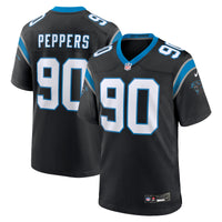 Julius Peppers Carolina Panthers Football Jersey, Black Sportswear Jersey Shirt, Lightweight Breathable Athletic Jersey, Casual Gift for Men