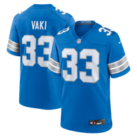 Sione Vaki Detroit Lions Football Jersey, Blue Game Sportswear Jersey Shirt, Lightweight Breathable Athletic Jersey, Casual Gift for Men