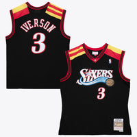 Philadelphia 76ers Basketball Jersey, Black Authentic Alternate Sportswear Jersey Shirt, Sleeveless Athletic Tank Jersey, Casual Gift for Men