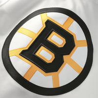Boston Bruins Hockey Jersey, White Authentic Away Sportswear Jersey Shirt, Long Sleeve Hockey Sweater Jersey, Casual Gift for Men