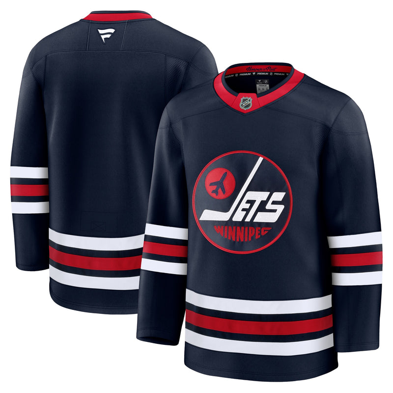 Winnipeg Jets Hockey Jersey, Navy Premium Sportswear Jersey Shirt, Long Sleeve Hockey Sweater Jersey, Casual Gift for Men, Style 202015749