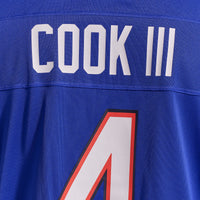 James Cook III Buffalo Bills Football Jersey, Royal Game Sportswear Jersey Shirt, Lightweight Breathable Athletic Jersey, Casual Gift for Men