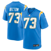 Mekhi Becton Los Angeles Chargers Football Jersey, Powder Sportswear Jersey Shirt, Lightweight Breathable Athletic Jersey, Casual Gift for Men