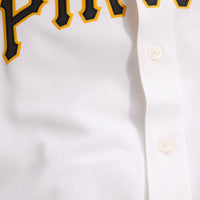 Pittsburgh Pirates Baseball Jersey, White Sportswear Jersey Shirt, Lightweight Breathable Athletic Jersey, Casual Gift for Men, Style 201865829