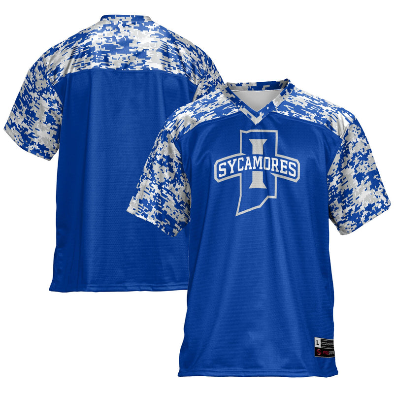 Indiana State Sycamores Football Jersey, Royal Sportswear Jersey Shirt, Lightweight Breathable Athletic Jersey, Casual Gift for Men