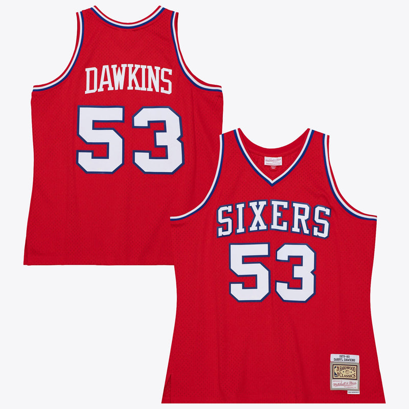 University Red Philadelphia 76ers Basketball Jersey, Authentic Sportswear Jersey Shirt, Sleeveless Athletic Tank Jersey, Casual Gift for Men