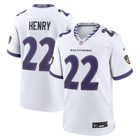 Derrick Henry Baltimore Ravens Football Jersey, White Game Sportswear Jersey Shirt, Lightweight Breathable Athletic Jersey, Casual Gift for Men