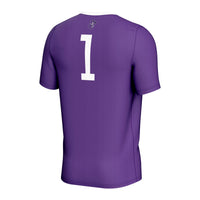 Furman Paladins Soccer Jersey, Purple Lightweight Sportswear Jersey Shirt, Lightweight Breathable Athletic Jersey, Casual Gift for Men
