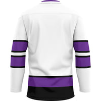 Holy Cross Crusaders Hockey Jersey, White Sportswear Jersey Shirt, Long Sleeve Hockey Sweater Jersey, Casual Gift for Men