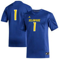 Delaware Fightin' Blue Hens Football Jersey, Royal Replica Sportswear Jersey Shirt, Lightweight Breathable Athletic Jersey, Casual Gift for Men