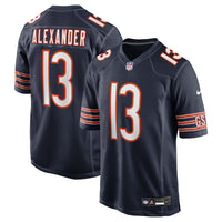 Maurice Alexander Chicago Bears Football Jersey, Navy Game Sportswear Jersey Shirt, Lightweight Breathable Athletic Jersey, Casual Gift for Men