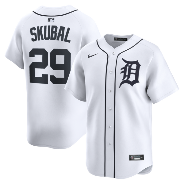 Detroit Tigers Tarik Skubal White Home Limited Player Jersey