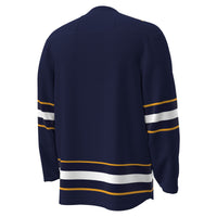 Notre Dame Fighting Irish Hockey Jersey, Navy Sportswear Jersey Shirt, Long Sleeve Hockey Sweater Jersey, Casual Gift for Men, Style 203177237