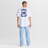 Tommy Edman Los Angeles Dodgers Baseball Jersey, White Sportswear Jersey Shirt, Lightweight Breathable Athletic Jersey, Casual Gift for Men