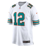Bob Griese Miami Dolphins Football Jersey, White Sportswear Jersey Shirt, Lightweight Breathable Athletic Jersey, Casual Gift for Men