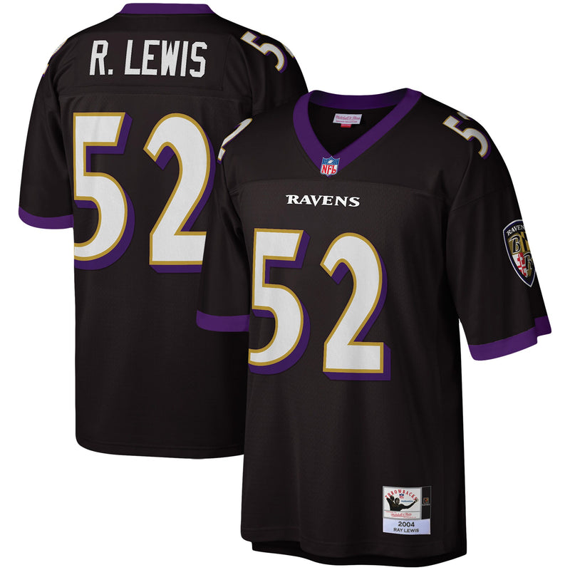 Ray Lewis Baltimore Ravens Football Jersey, Black Replica Sportswear Jersey Shirt, Lightweight Breathable Athletic Jersey, Casual Gift for Men