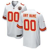 Kansas City Chiefs Football Jersey, White Game Sportswear Jersey Shirt, Lightweight Breathable Athletic Jersey, Casual Gift for Men