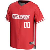Western Kentucky Hilltoppers Baseball Jersey, Sportswear Jersey Shirt, Lightweight Athletic Jersey, Casual Gift for Men, Style 200097238