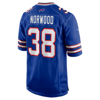 Tre Norwood Buffalo Bills Football Jersey, Royal Game Sportswear Jersey Shirt, Lightweight Breathable Athletic Jersey, Casual Gift for Men