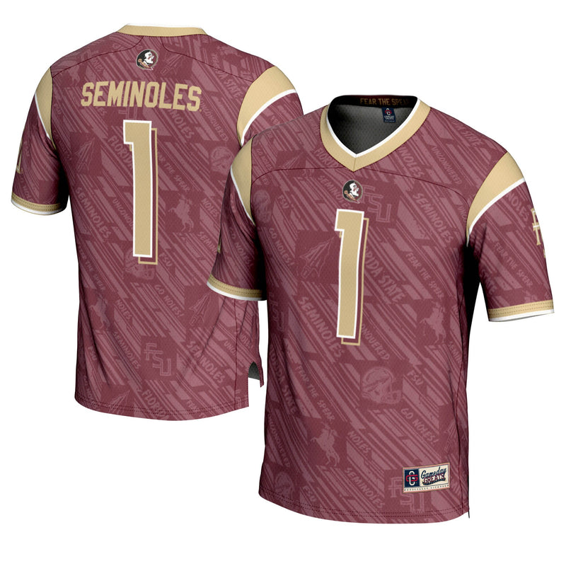 Florida State Seminoles Football Jersey, Fashion Sportswear Jersey Shirt, Lightweight Breathable Athletic Jersey, Casual Gift for Men