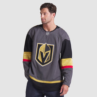 Vegas Golden Knights Hockey Jersey, Gray Sportswear Jersey Shirt, Long Sleeve Hockey Sweater Jersey, Casual Gift for Men, Style 202015744