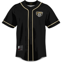Oakland Golden Grizzlies Baseball Jersey, Black Lightweight Sportswear Jersey Shirt, Lightweight Breathable Athletic Jersey, Casual Gift for Men