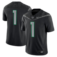 Oregon Ducks Football Jersey, Black Game Sportswear Jersey Shirt, Lightweight Breathable Athletic Jersey, Casual Gift for Men, Style 200894068