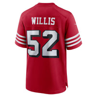 Patrick Willis San Francisco 49ers Football Jersey, Sportswear Jersey Shirt, Lightweight Athletic Jersey, Casual Gift for Men, Style 4768473