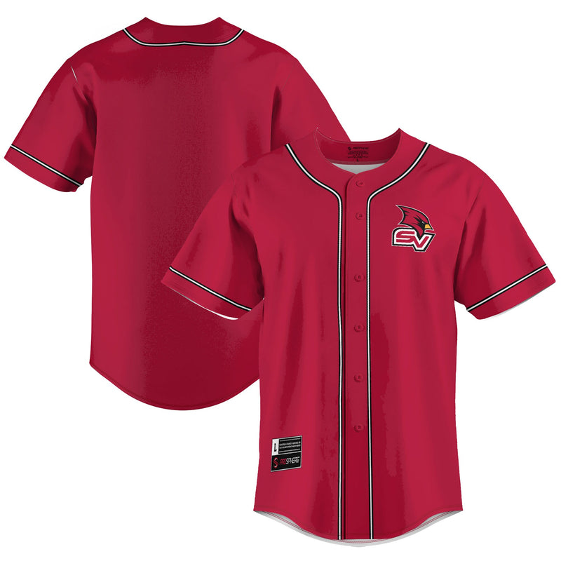 Saginaw Valley State Cardinals Baseball Jersey, Red Sportswear Jersey Shirt, Lightweight Breathable Athletic Jersey, Casual Gift for Men