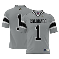 Colorado Buffaloes Football Jersey, Gray Sportswear Jersey Shirt, Lightweight Breathable Athletic Jersey, Casual Gift for Men, Style 5273582
