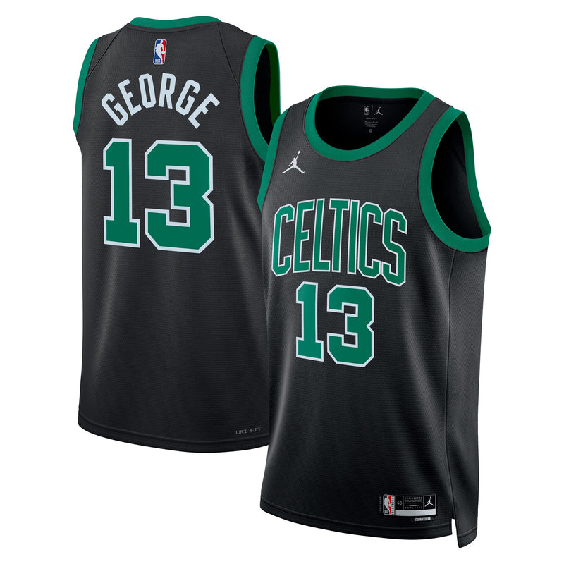 Paul George Boston Celtics Basketball Jersey, Black Swingman Sportswear Jersey Shirt, Sleeveless Athletic Tank Jersey, Casual Gift for Men
