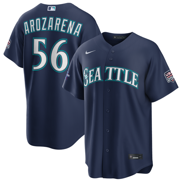 2026 All-Star Game Seattle Mariners Randy Arozarena Navy Replica Jersey