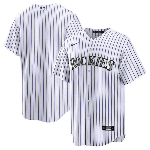 Colorado Rockies White Home Big & Tall Replica Jersey