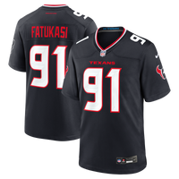 Folorunso Fatukasi Houston Texans Football Jersey, Navy Sportswear Jersey Shirt, Lightweight Breathable Athletic Jersey, Casual Gift for Men