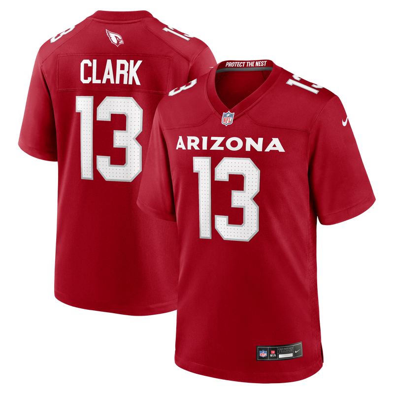 Kei'Trel Clark Arizona Cardinals Football Jersey, Cardinal Sportswear Jersey Shirt, Lightweight Breathable Athletic Jersey, Casual Gift for Men