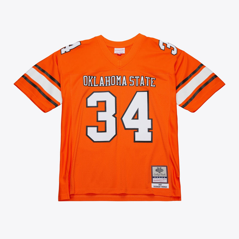 Oklahoma State Cowboys Football Jersey, Orange Replica Sportswear Jersey Shirt, Lightweight Breathable Athletic Jersey, Casual Gift for Men