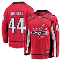 Cole Hutson Washington Capitals Hockey Jersey, Red Breakaway Sportswear Jersey Shirt, Long Sleeve Hockey Sweater Jersey, Casual Gift for Men