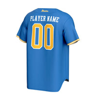 UCLA Bruins Baseball Jersey, Blue Fashion Sportswear Jersey Shirt, Lightweight Breathable Athletic Jersey, Casual Gift for Men, Style 204077137