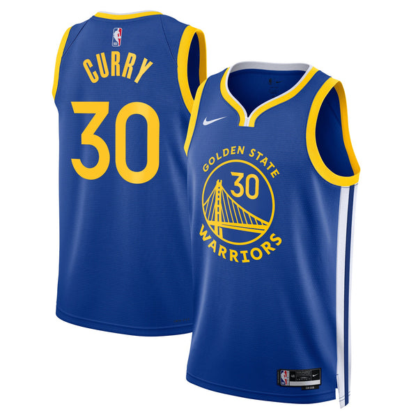 Golden State Warriors Icon Edition Swingman Jersey - Royal - Stephen Curry