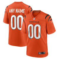 Cincinnati Bengals Football Jersey, Orange Game Alternate Sportswear Jersey Shirt, Lightweight Breathable Athletic Jersey, Casual Gift for Men