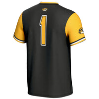 Missouri Tigers Softball Jersey, Black Sportswear Jersey Shirt, Lightweight Breathable Athletic Jersey, Casual Gift for Men, Style 200146413
