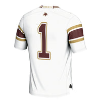 Texas State Bobcats Football Jersey, White Sportswear Jersey Shirt, Lightweight Breathable Athletic Jersey, Casual Gift for Men, Style 200425333