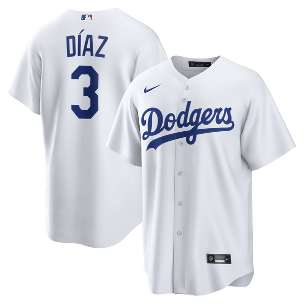 Los Angeles Dodgers Edwin Díaz White Home Replica Jersey