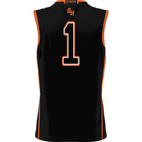 Sam Houston State Bearkats Basketball Jersey, Black Replica Sportswear Jersey Shirt, Sleeveless Athletic Tank Jersey, Casual Gift for Men