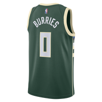 Brayden Burries Milwaukee Bucks Basketball Jersey, Green Swingman Sportswear Jersey Shirt, Sleeveless Athletic Tank Jersey, Casual Gift for Men