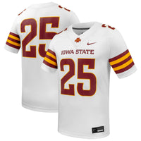 Iowa State Cyclones Football Jersey, White Game Sportswear Jersey Shirt, Lightweight Breathable Athletic Jersey, Casual Gift for Men