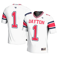 Dayton Flyers Football Jersey, White Sportswear Jersey Shirt, Lightweight Breathable Athletic Jersey, Casual Gift for Men