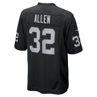 Marcus Allen Las Vegas Raiders Football Jersey, Black Game Sportswear Jersey Shirt, Lightweight Breathable Athletic Jersey, Casual Gift for Men