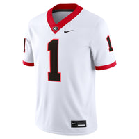 Georgia Bulldogs Football Jersey, White Game Sportswear Jersey Shirt, Lightweight Breathable Athletic Jersey, Casual Gift for Men